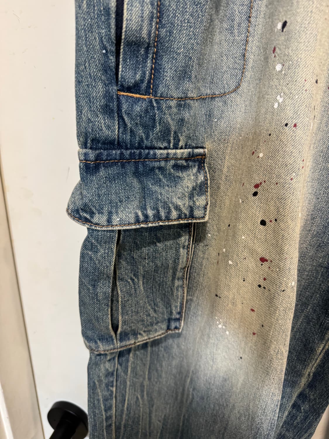 스컬프터 데님 카고 조거 팬츠 상품이미지8