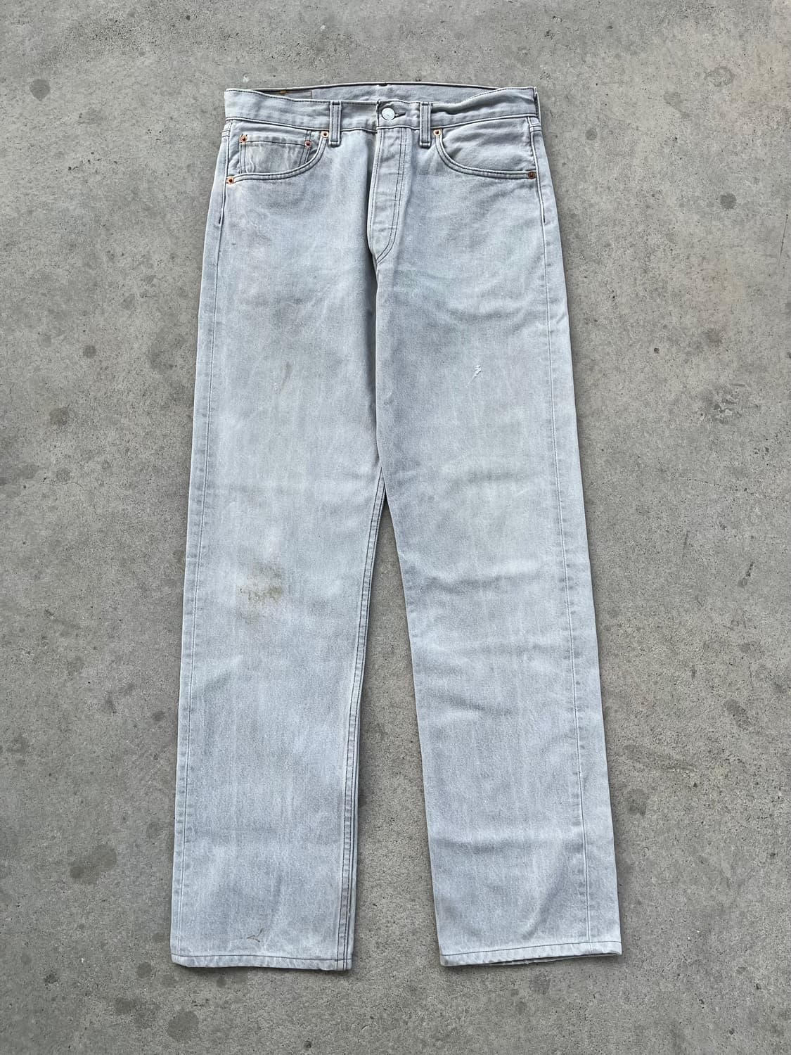 빈티지 리바이스 501 데님 팬츠 그레이 상품이미지2