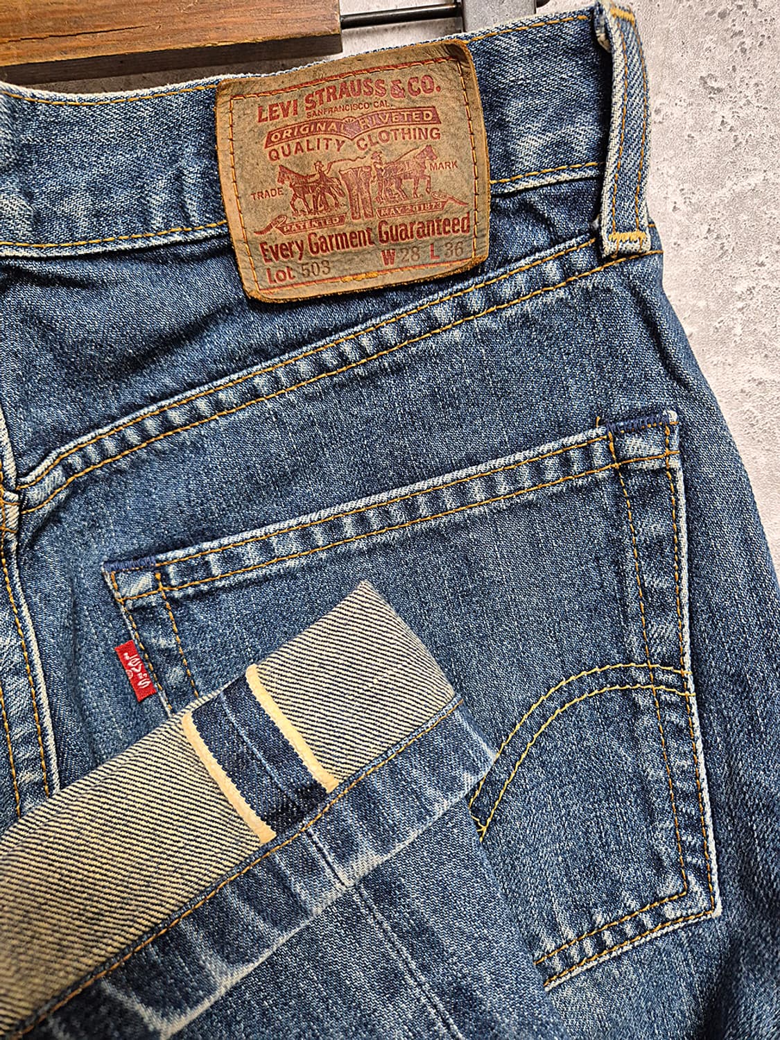 LEVIS 503 리바이스 셀비지 (28) 상품이미지1