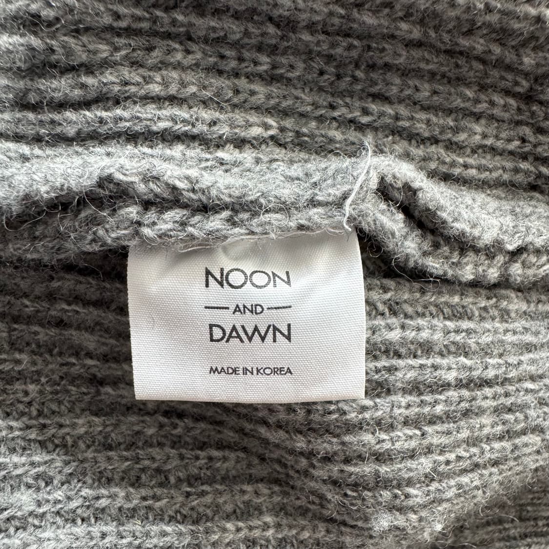 NOONDAWN 일본빈티지 보세 니트 후드집업 xxl 110 보세후드집업 상품이미지7