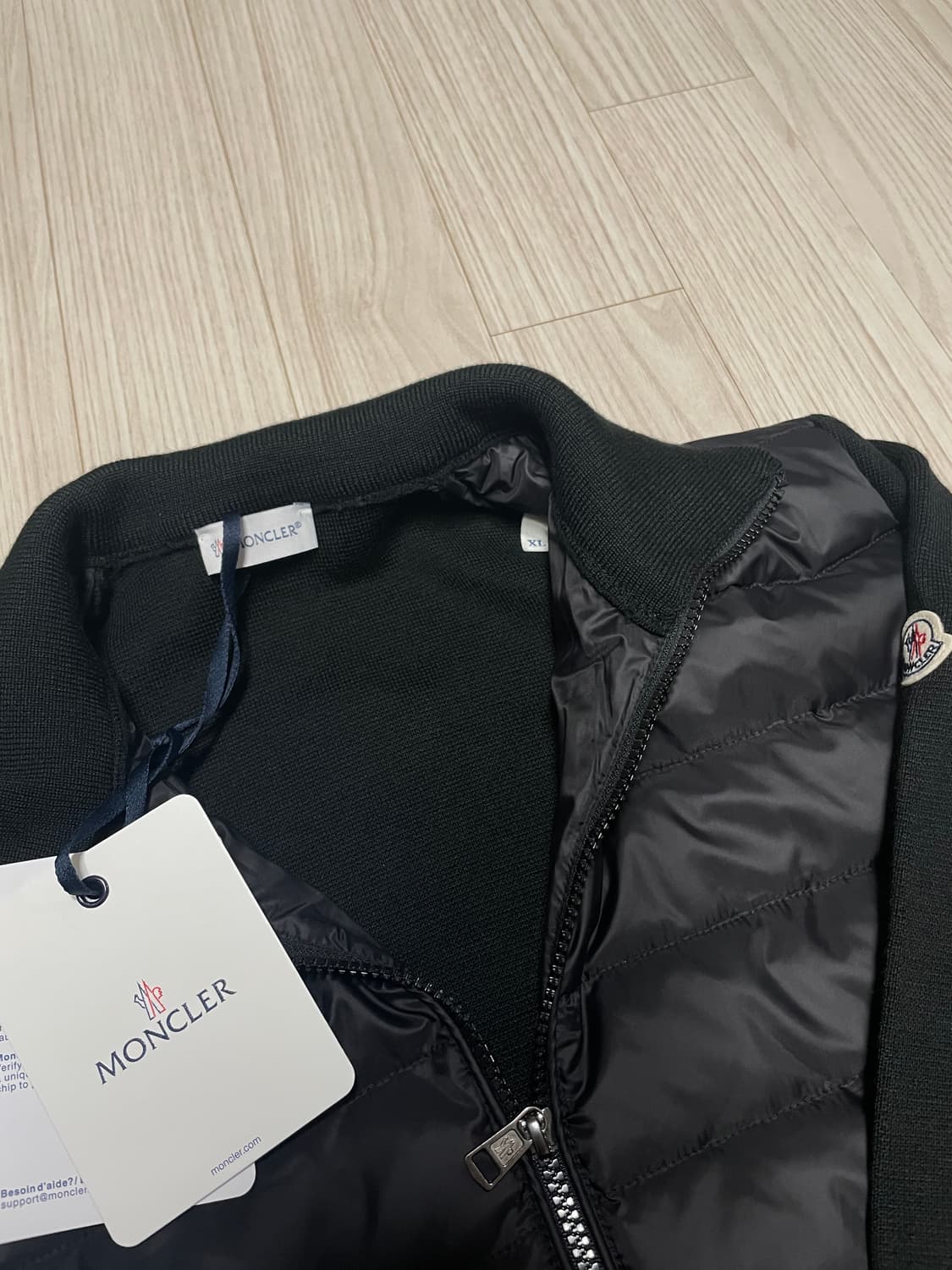 [새상품택O] 몽클레어 니트패딩 패딩울 카디건 상품이미지9