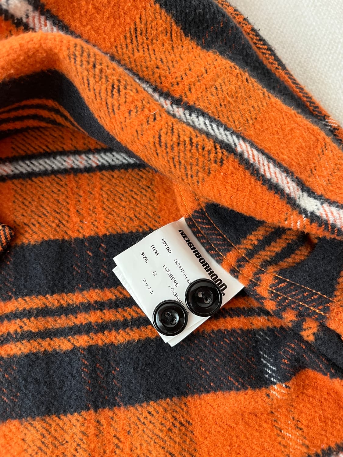 네이버후드 19fw 럼버 셔츠 상품이미지4