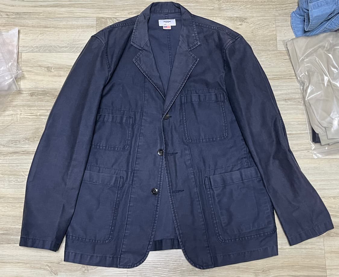 에스피오나지 백사틴 워크자켓 네이비 컬러 m 상품이미지1