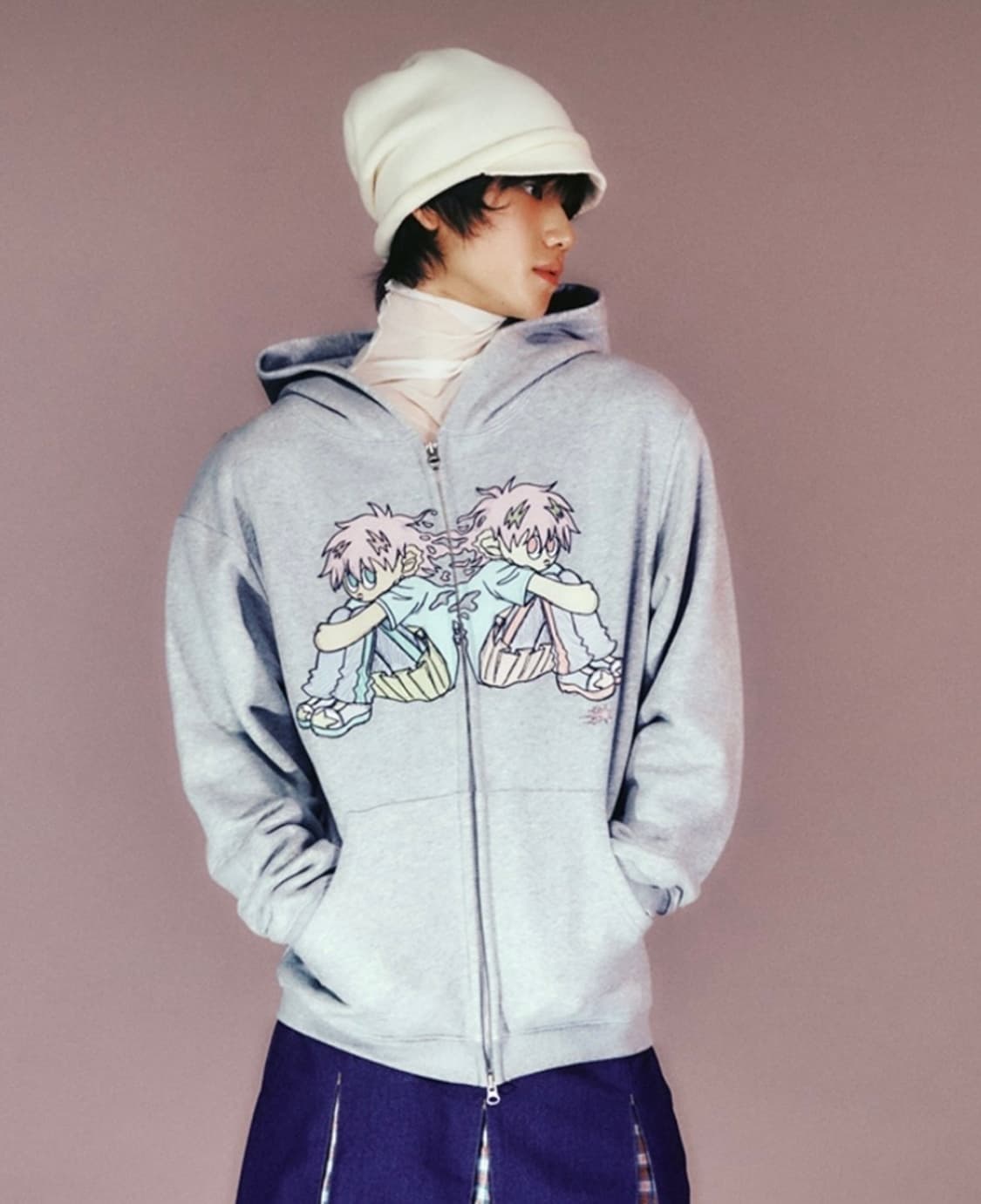 나이스고스트클럽 비니 (Black) 상품이미지4