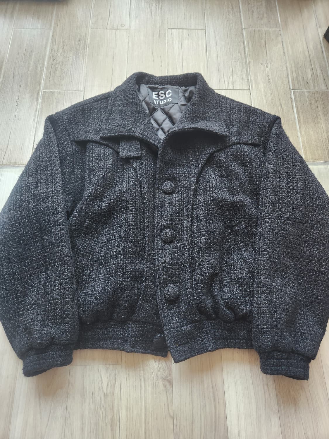 ESC Studio 트위드 블루종 자켓 (L정도) 상품이미지1