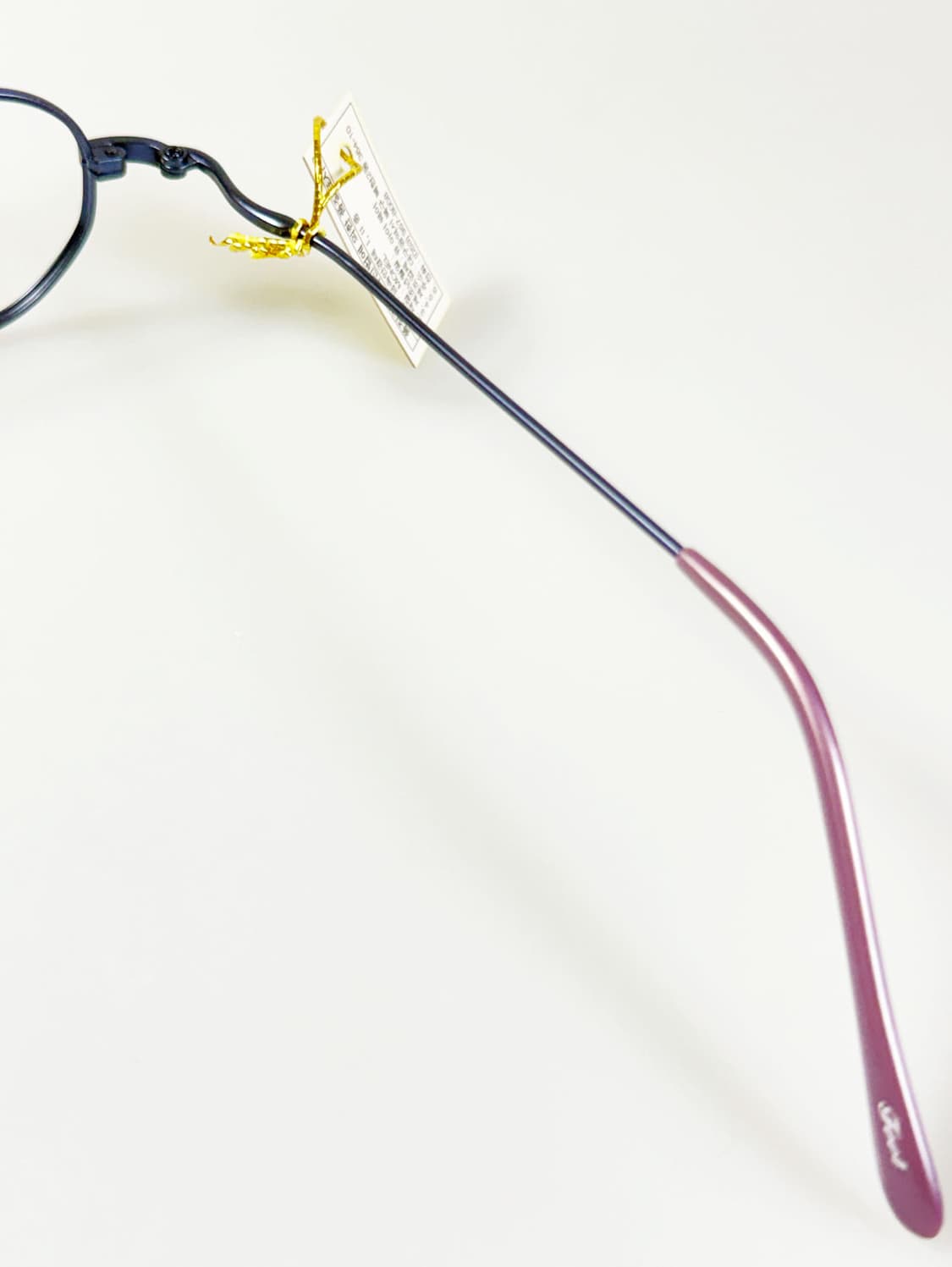 90s FEEL 블루 메탈 슬림 스퀘어 빈티지 안경 상품이미지6