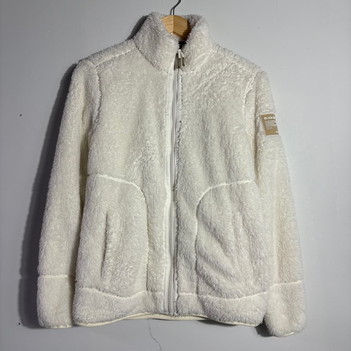 블랙야크 빈티지 아이보리 보아 플리스 집업 자켓 (무료배송) 상품이미지1