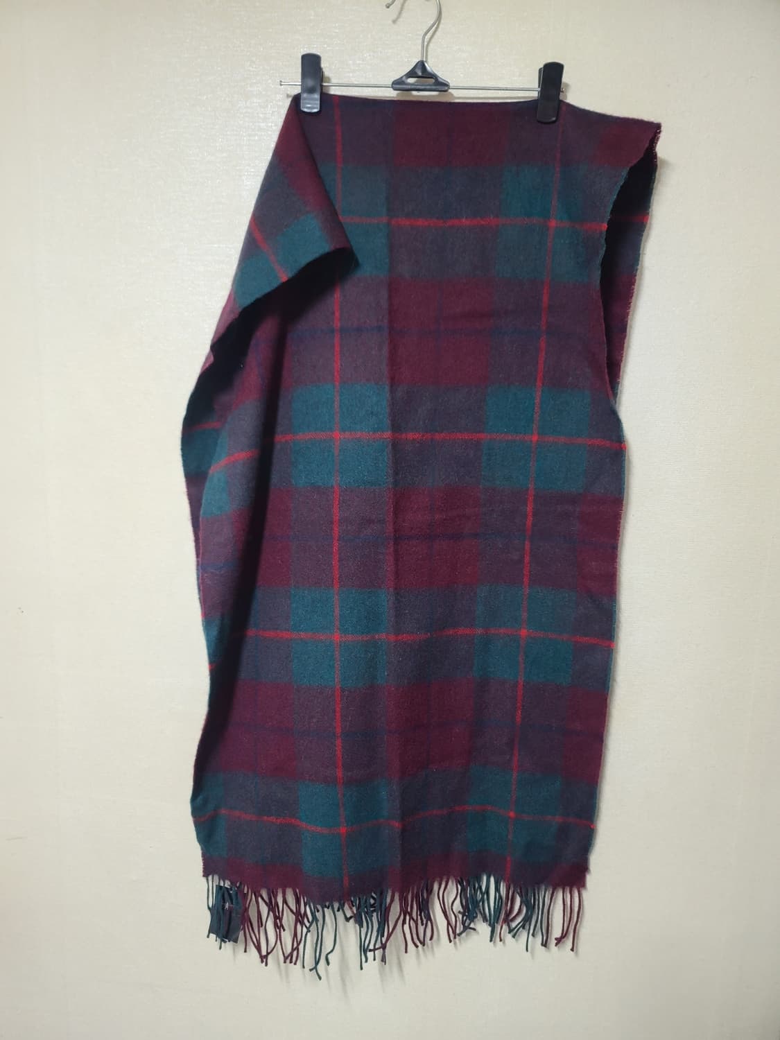 새상품 닥스 체크 울 머플러 상품이미지3