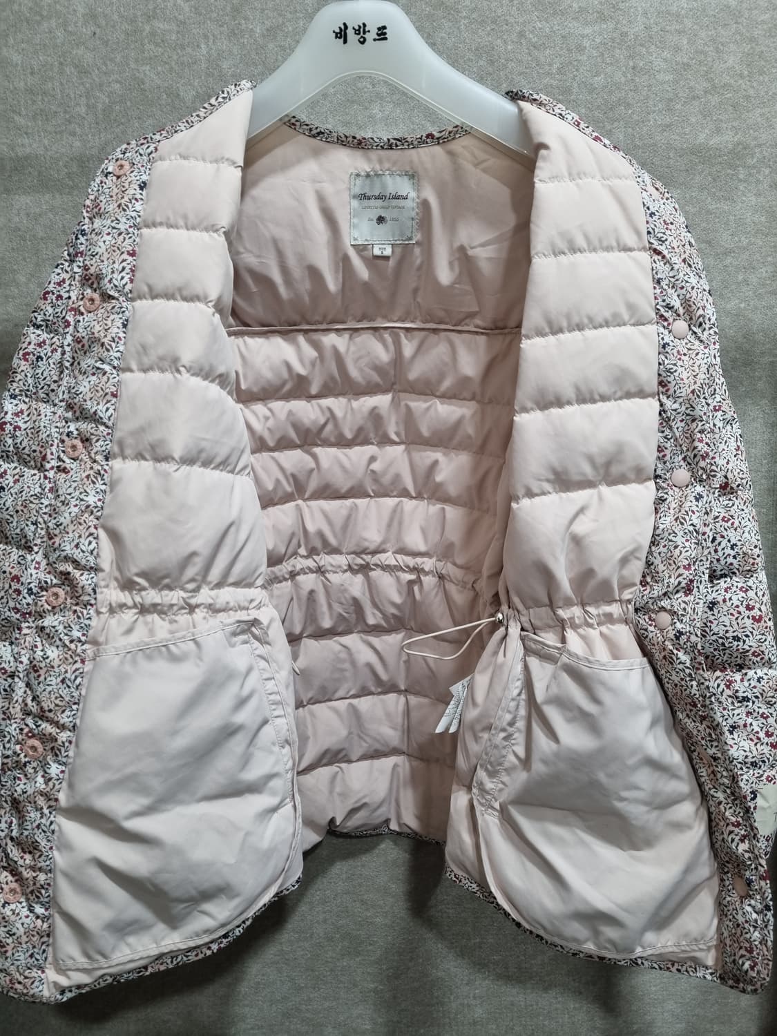 여성 S 써스데이아일랜드 오리털 경량 점퍼 자켓 상품이미지7
