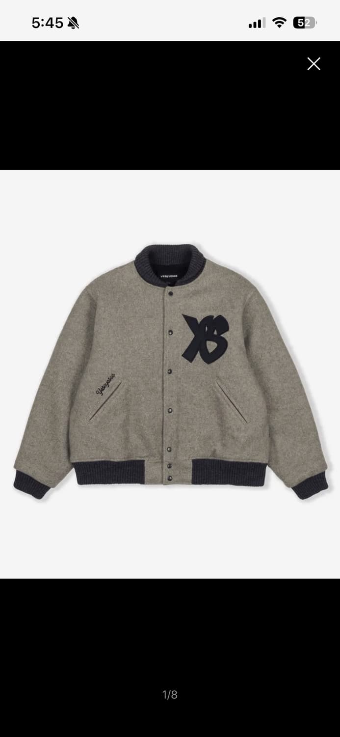 예스아이씨 플로랄 바시티 자켓 상품이미지1