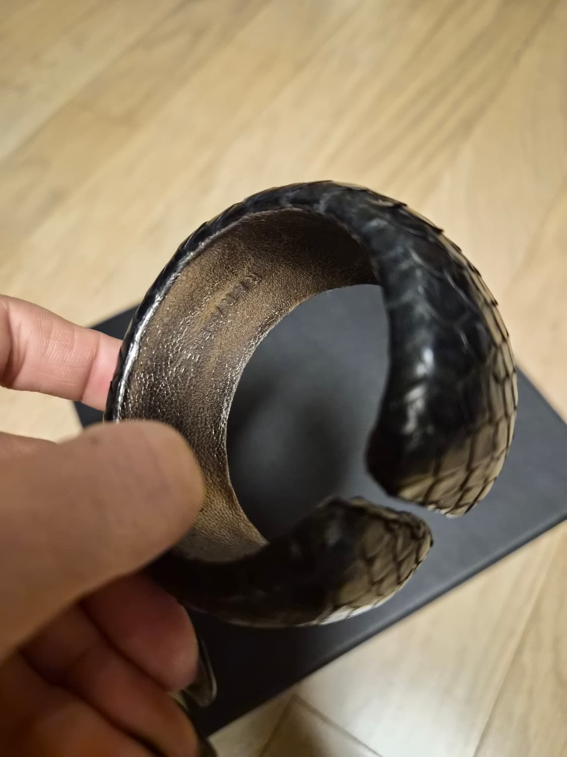 리얼 뱀피 뱅글 상품이미지2