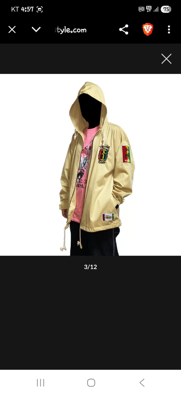 스투시 올드스쿨 빈티지 90s 코튼 후드자켓 대략 xl 상품이미지10