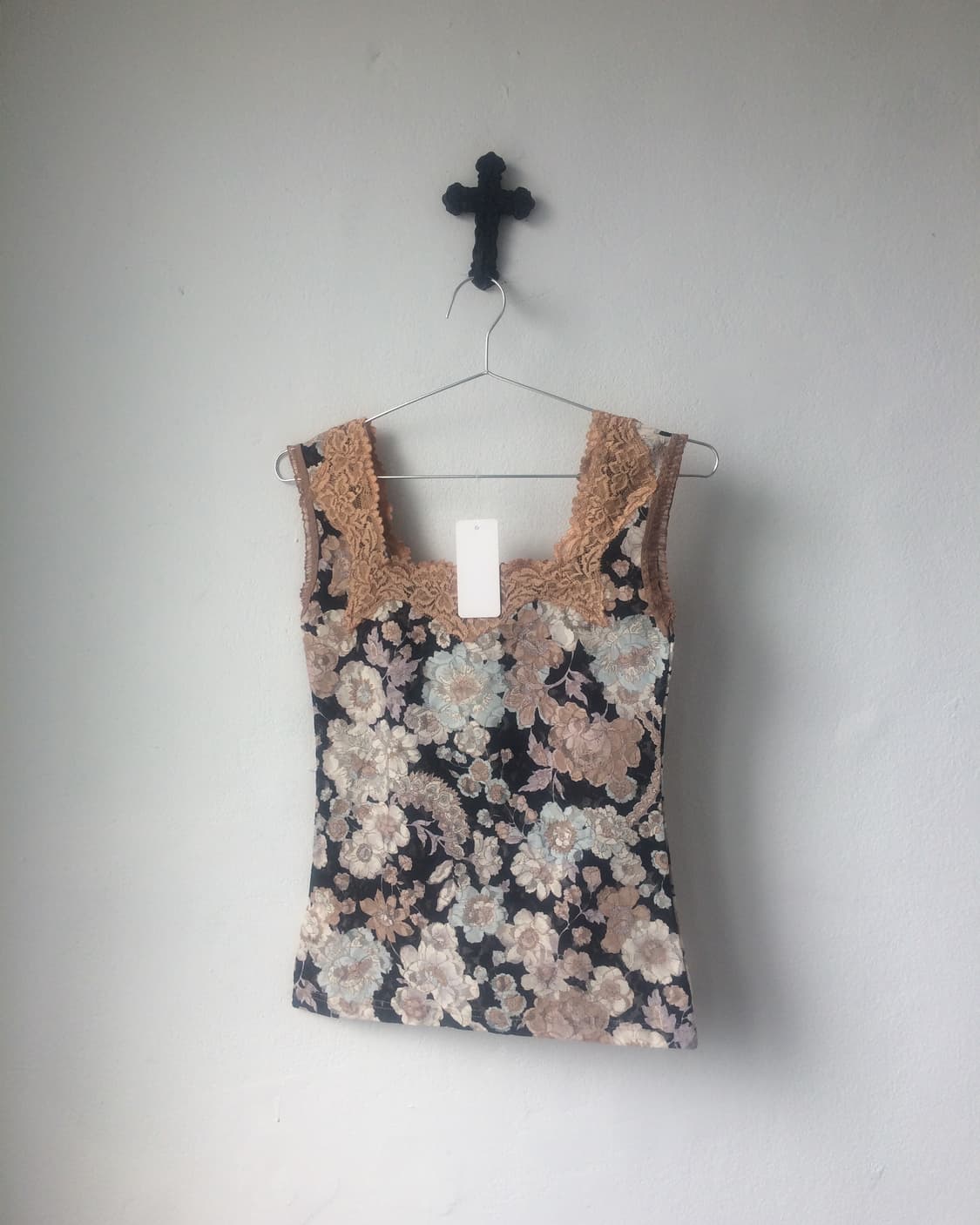 flower pattern lace sleeveless 상품이미지2