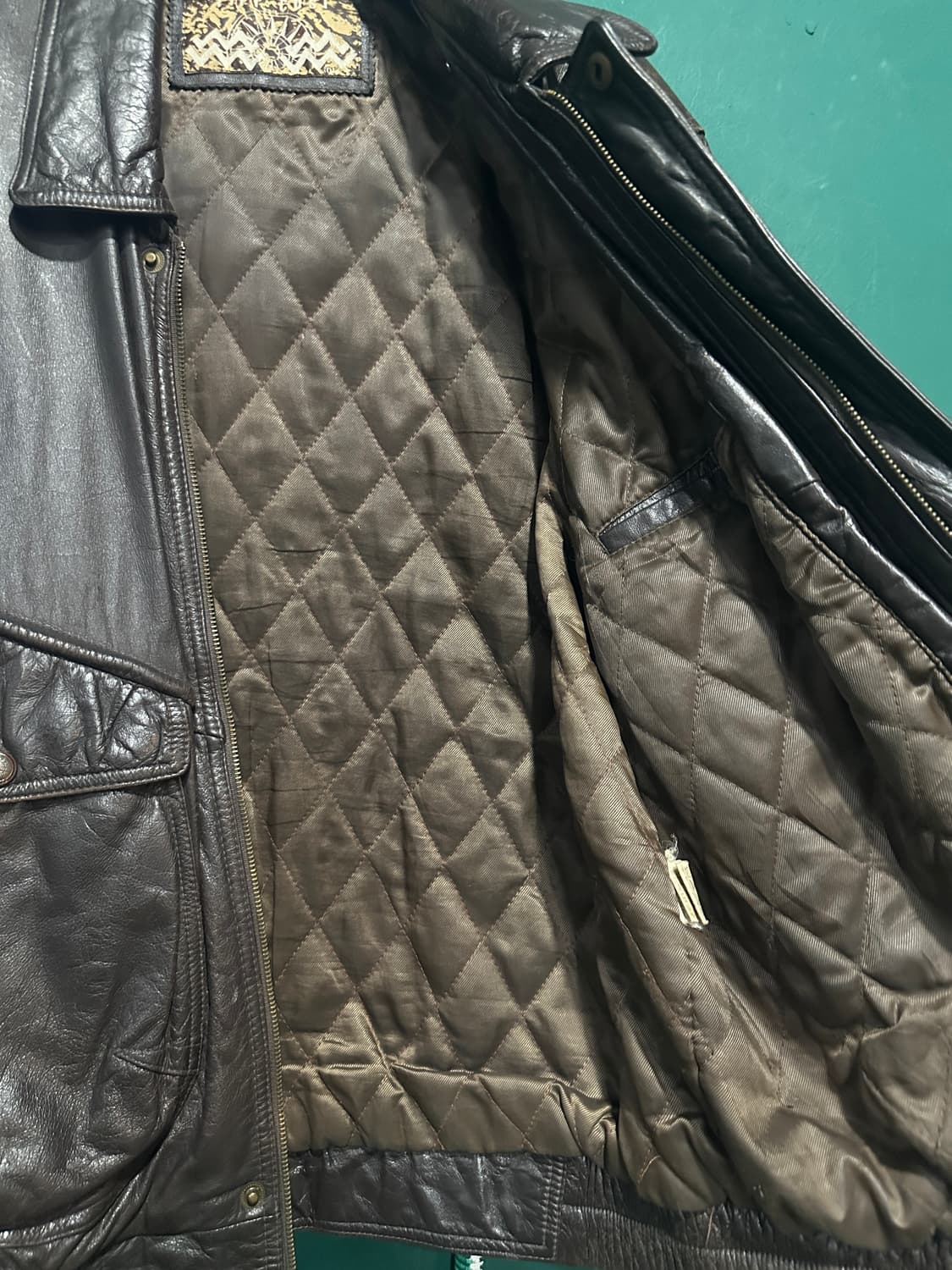 90s소가죽 a-2자켓 105 상품이미지6