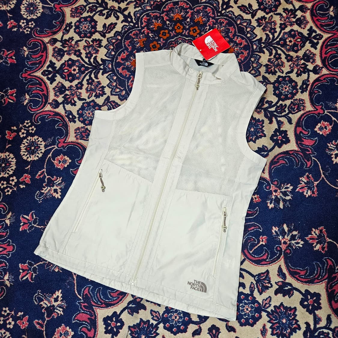 노스페이스 메쉬 나일론 바람막이 집업 베스트 상품이미지1