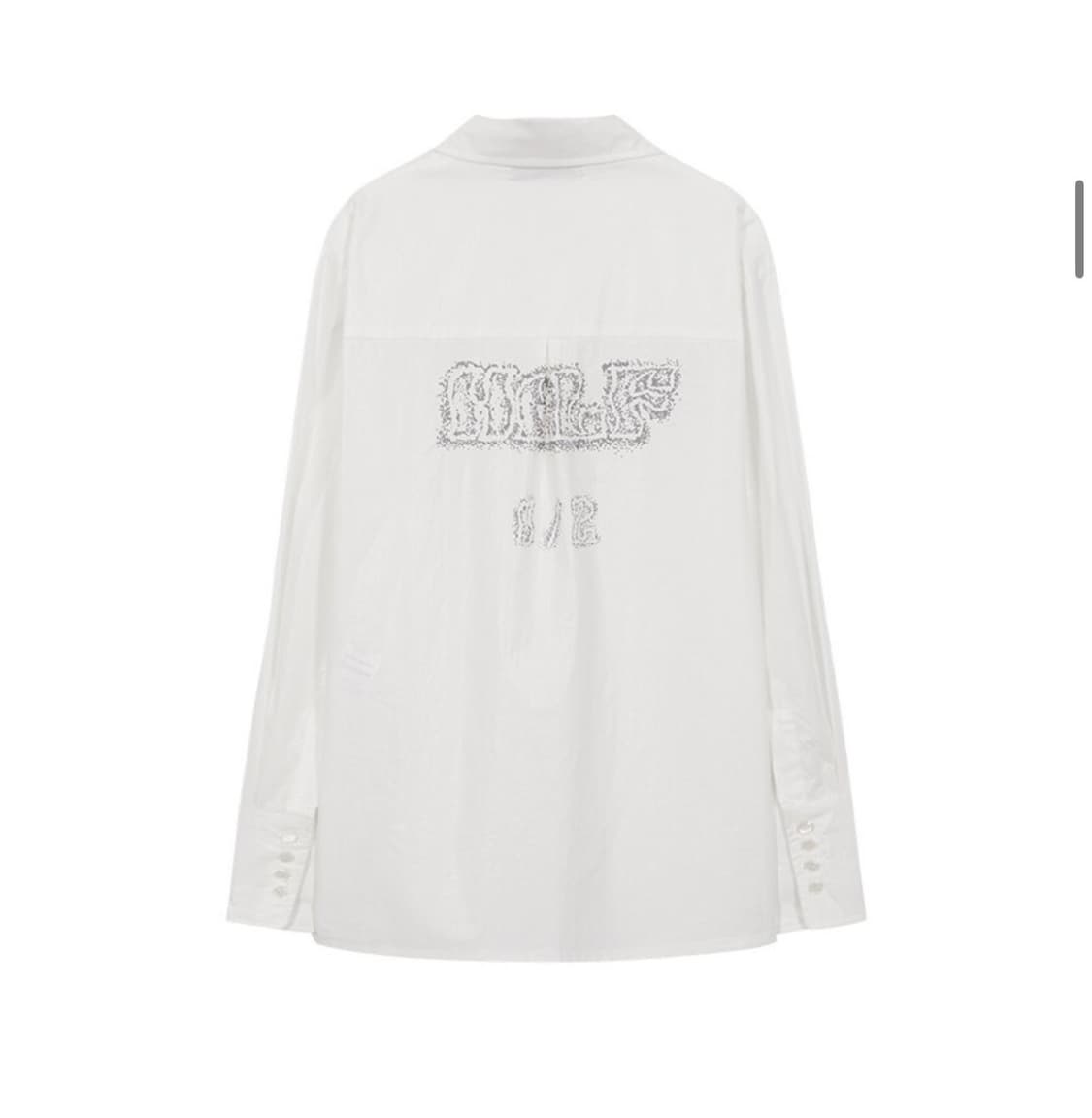 (새상품) 데비어퍼 하프 프린트 셔츠 OS 상품이미지2