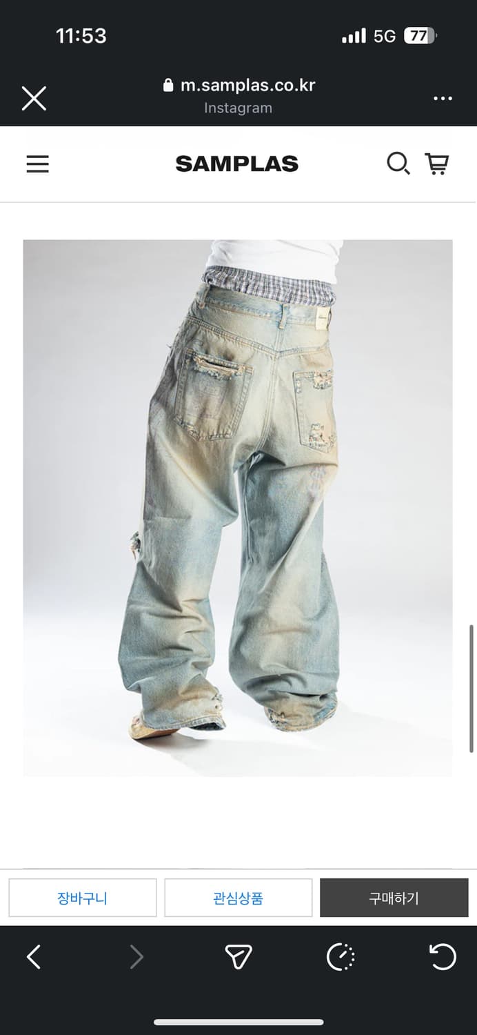 [LILDENIMJEAN : 릴데님진] LDJ TATTOO JEANS L 상품이미지3