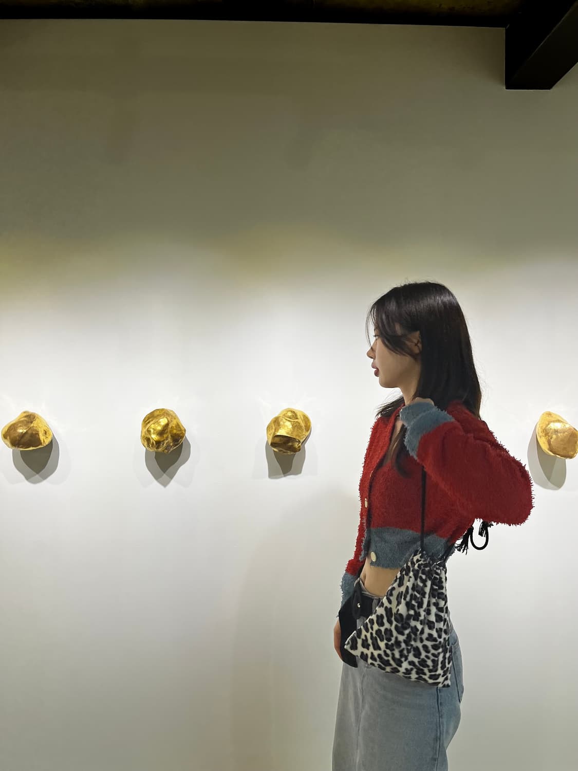 NEUL 살짝 숏 기장 스웨터 가디건 상품이미지6