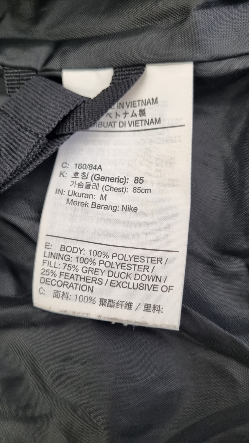 나이키 써마-핏 여성용 크롭 푸퍼 패딩 M (블랙) 상품이미지3