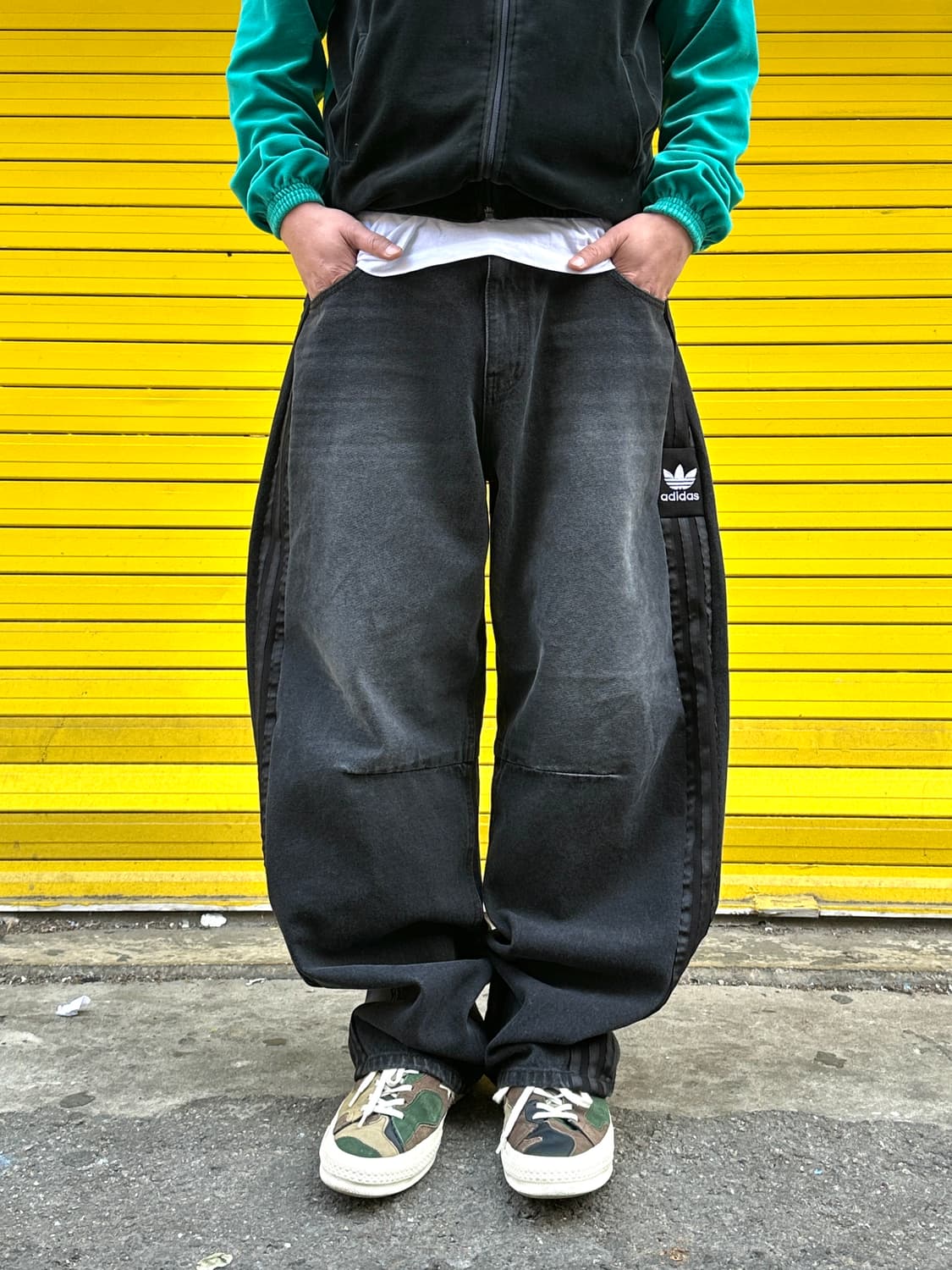 자체제작 커스텀 데님팬츠  상품이미지1