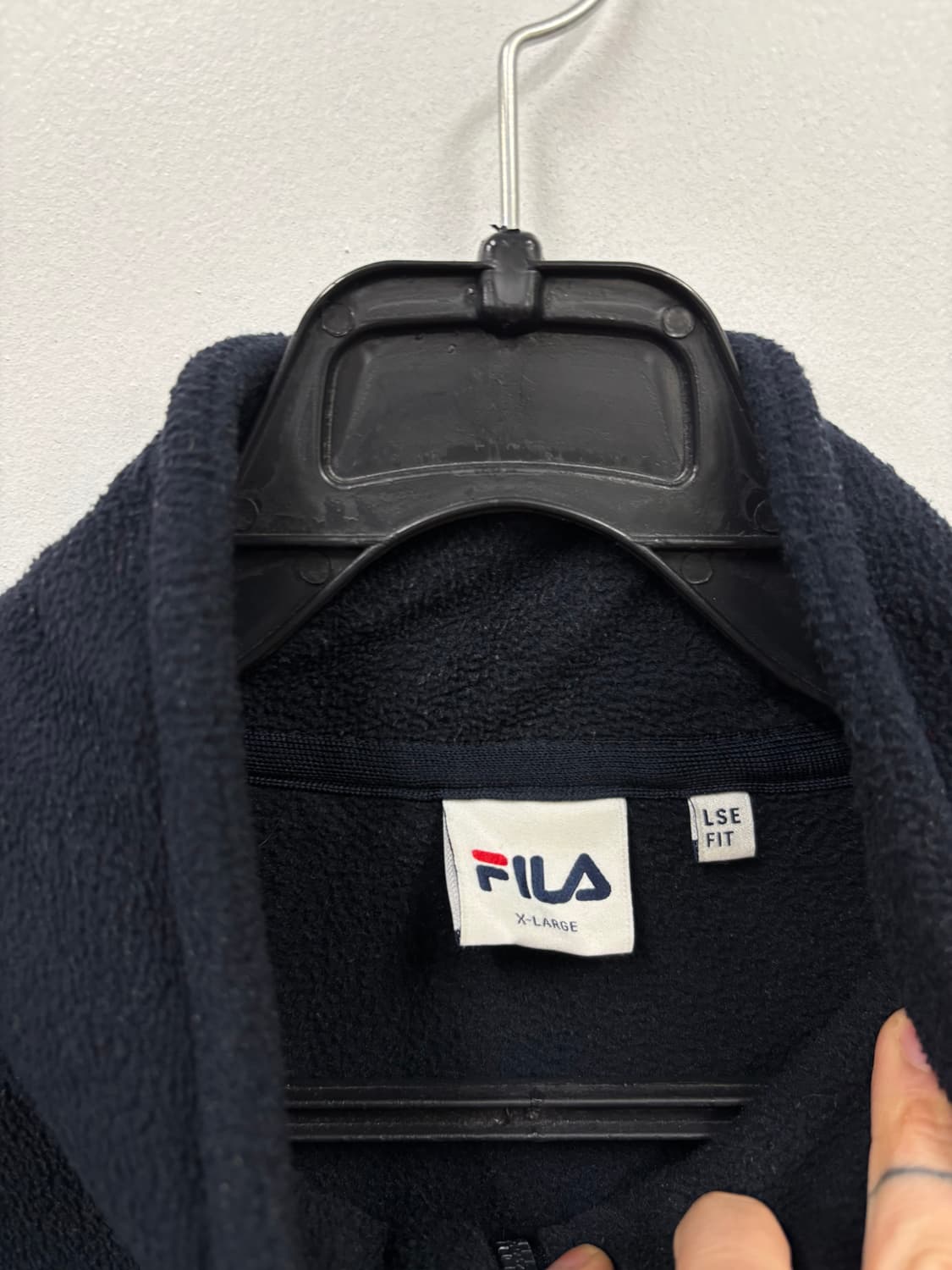 휠라 반집업 후리스 상품이미지4