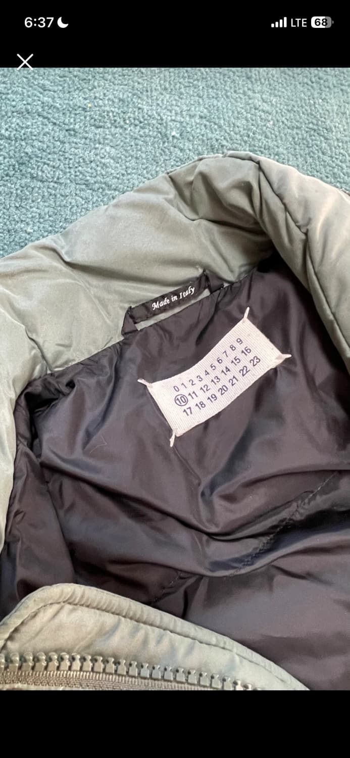 메종 마르지엘라 남성 패딩 48 카키 상품이미지8