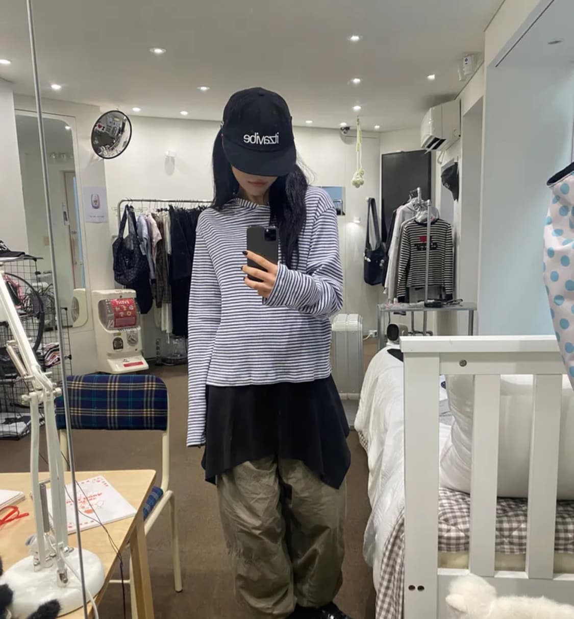 스트라이프 후드 상품이미지2