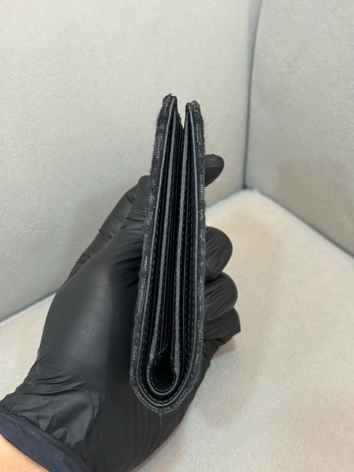 디올 오블리크 반지갑 블랙 상품이미지5