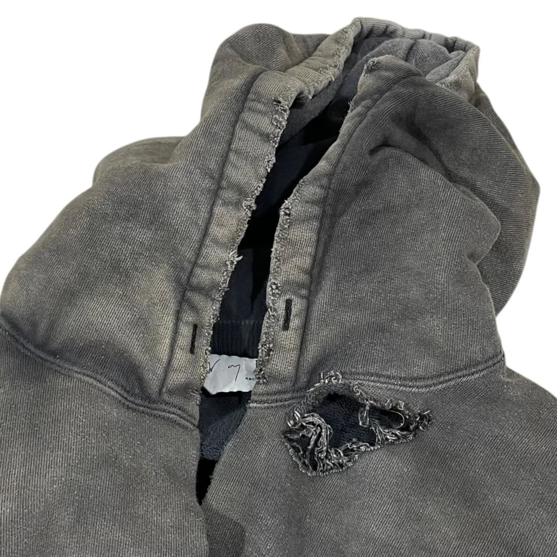 ANCELLM 24AW AGING CRASH HOODIE 상품이미지4