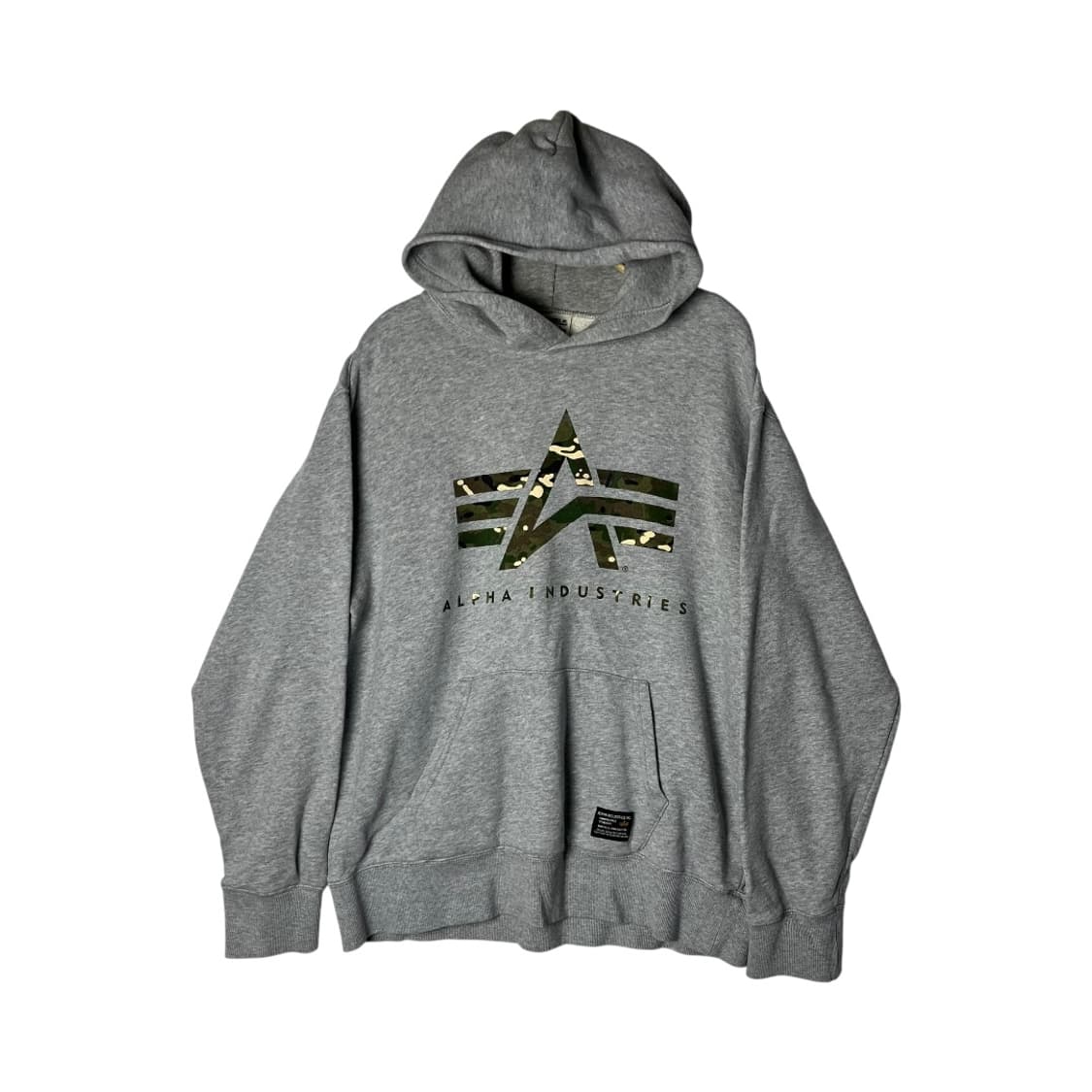 [ALPHA INDUSTRIES] 알파 인더스트리 카모 로고 후드 상품이미지1