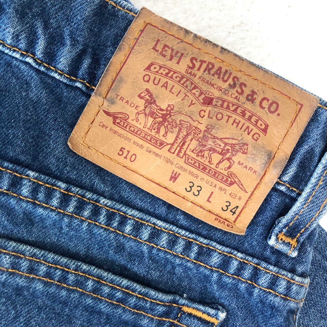 1990s 리바이스 미제 510 데님팬츠  상품이미지8