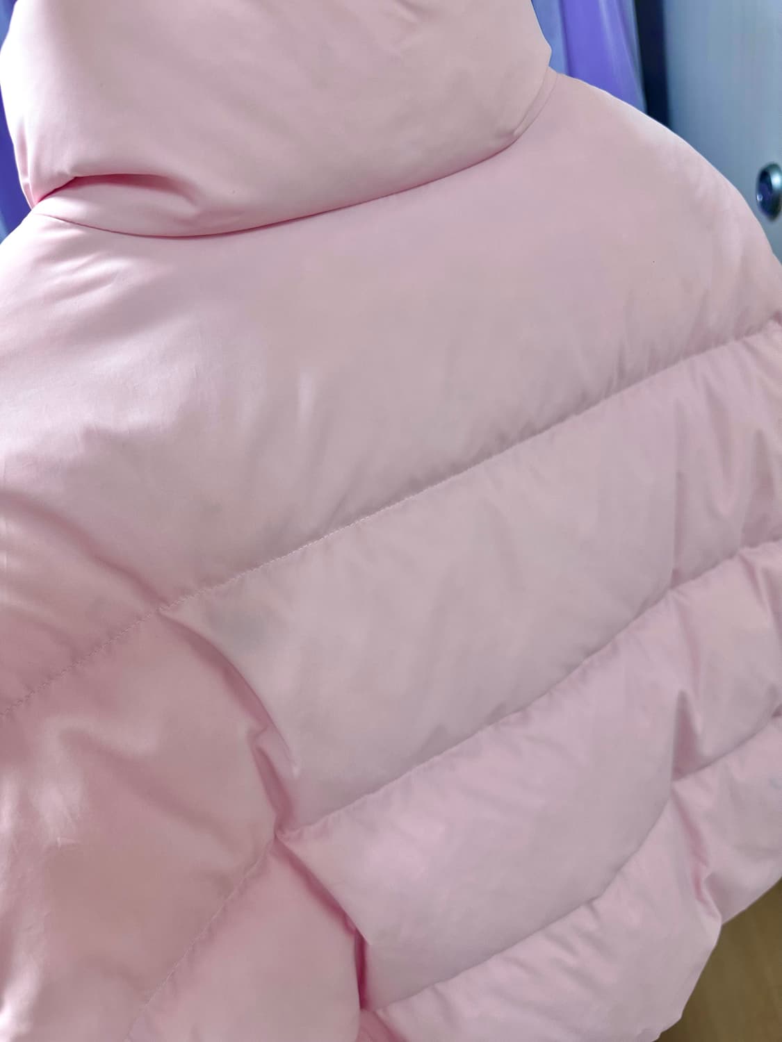 마가린 핑거스 리본 패딩 핑크 상품이미지6