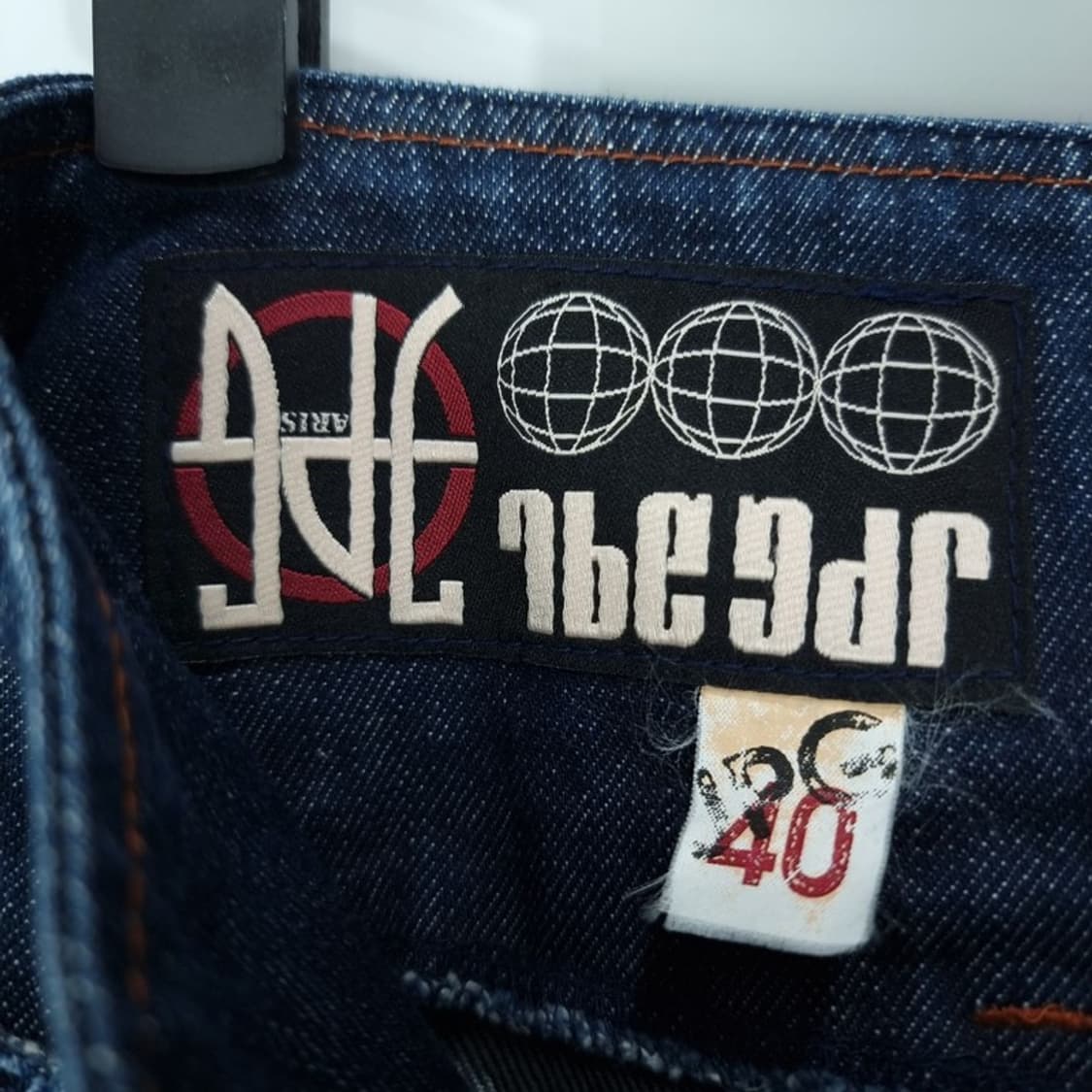 [장폴고티에] 아카이브 에스닉 패턴 플레어 데님 팬츠 청바지 P01330 상품이미지6