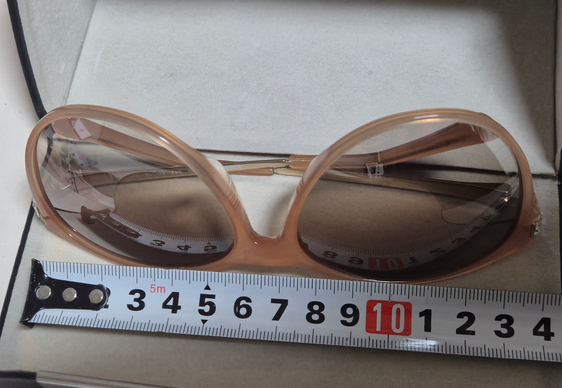 안나수이 비즈 로고 선글라스 핑크 베이지
 상품이미지6