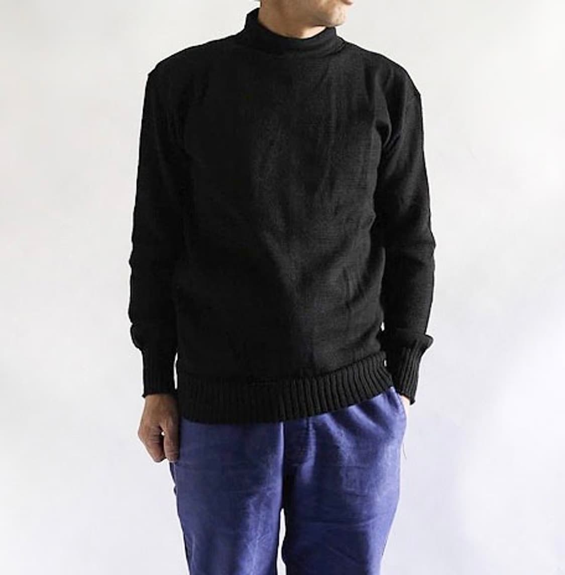 us navy gob sweater 미해군 모크넥 니트 스웨터 상품이미지5