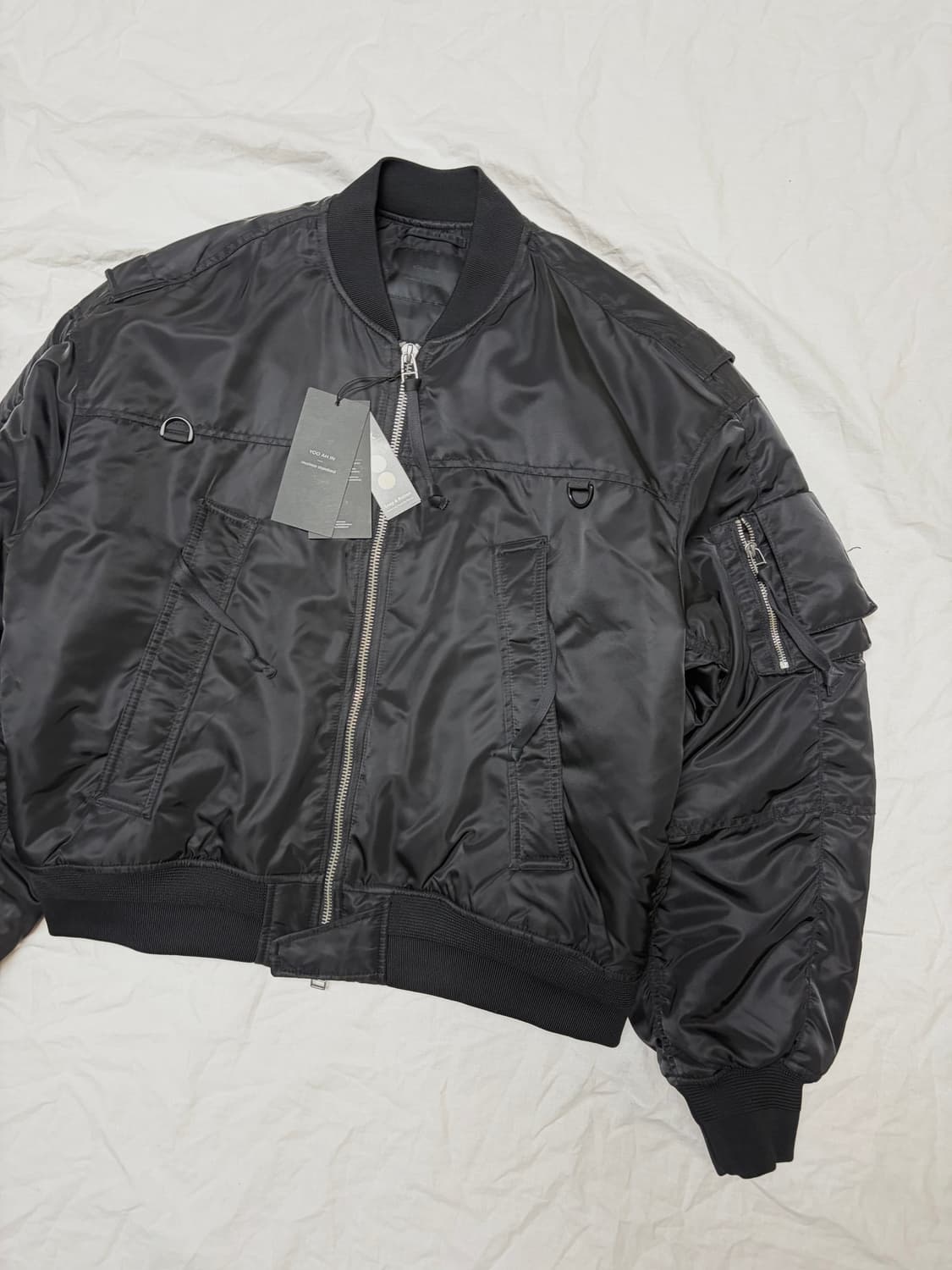 [새상품] 유아인 x 무신사 스탠다드 ma-1 마원 / L사이즈 상품이미지1