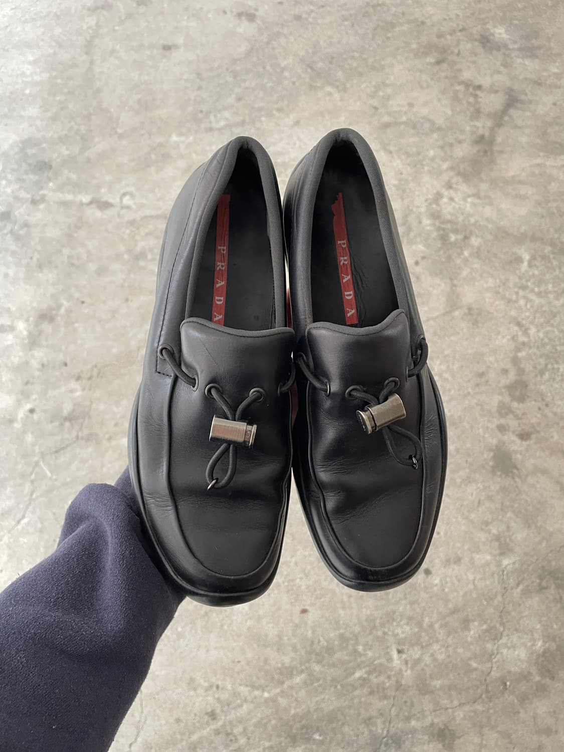 00s Prada Sports Nappa Toggle Loafers 상품이미지3