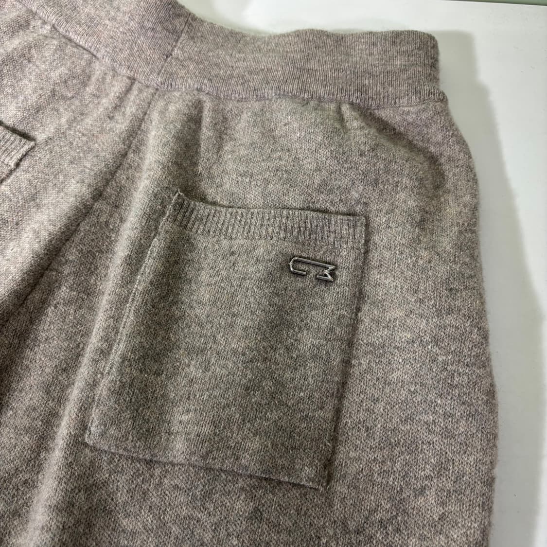 M 우마뭉 베이지 니트팬츠 상품이미지2