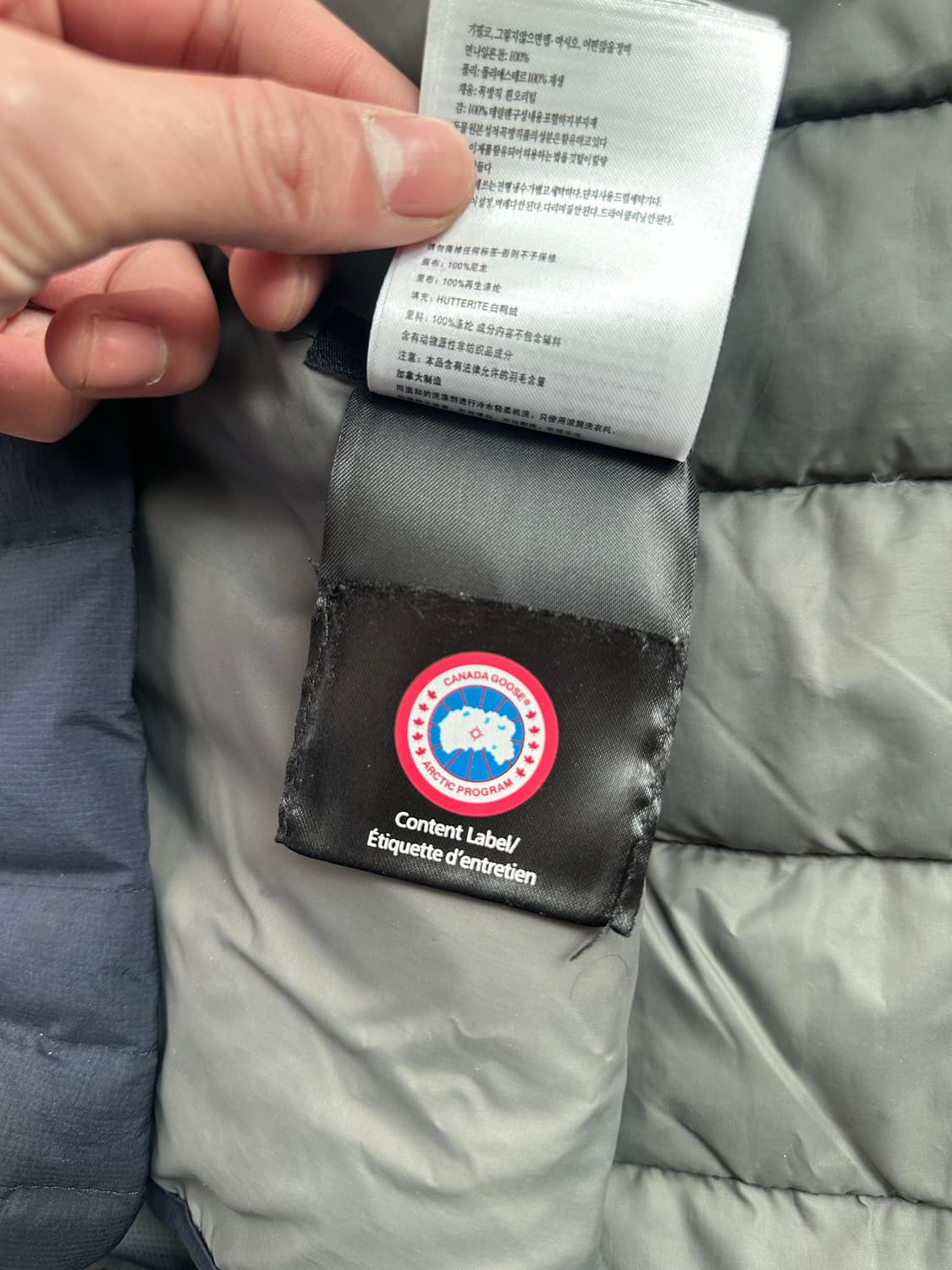 캐나다구스 후드 경량패딩 L(95-100) 정품 상품이미지7