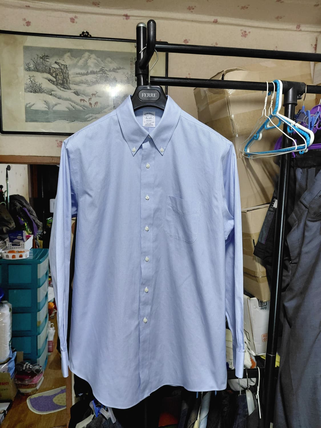 [브룩스브라더스]리젠트 하운드투스 셔츠L(16 1/2-33)사이즈 상품이미지1