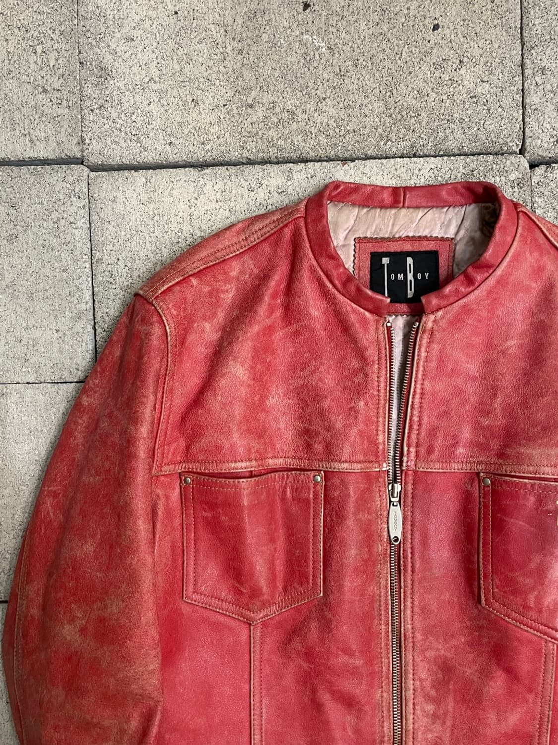 빈티지 싱글 라이더 자켓  상품이미지3