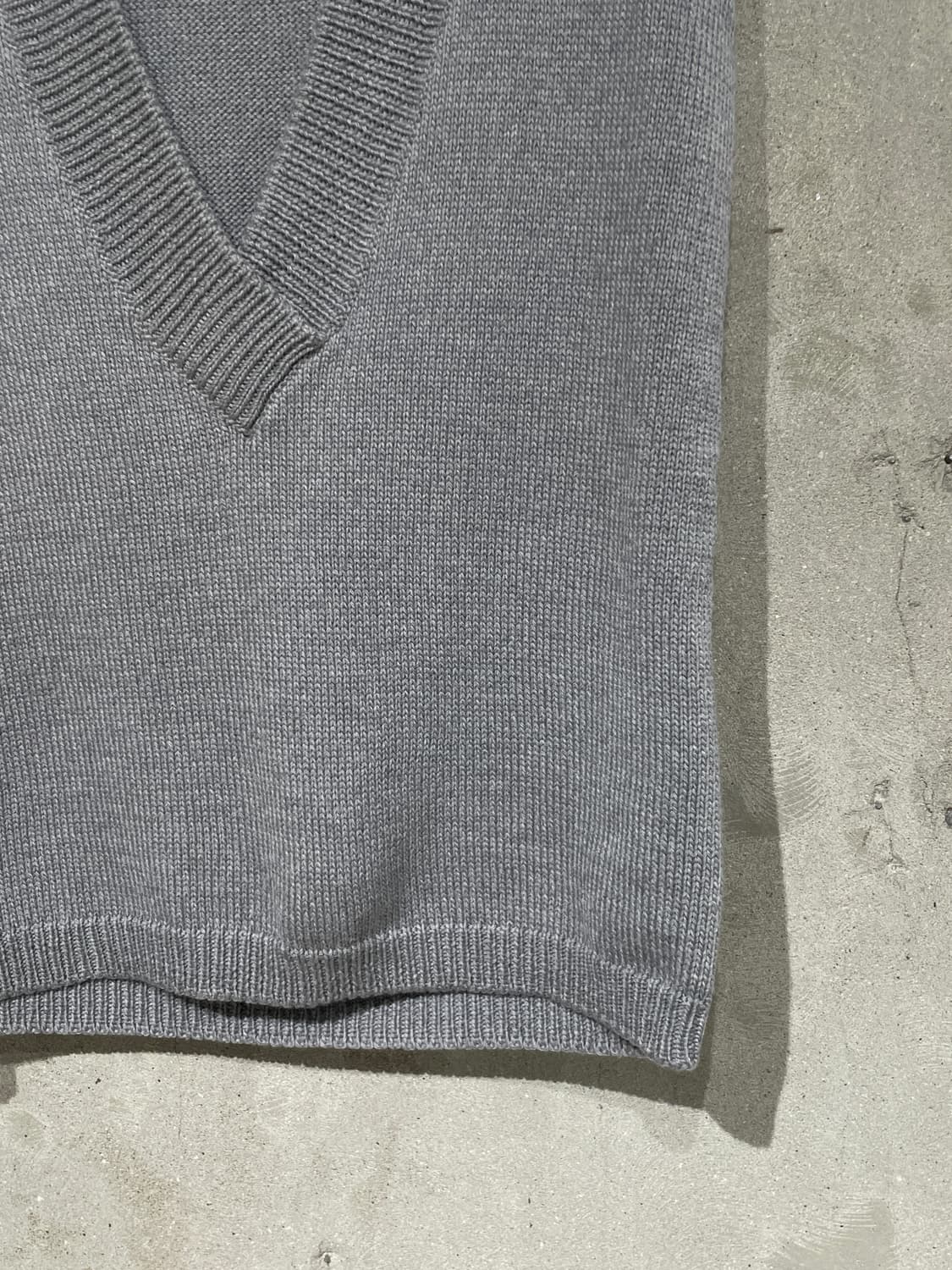 mm6 메종 마틴 마르지엘라 V넥 울 베스트 상품이미지5