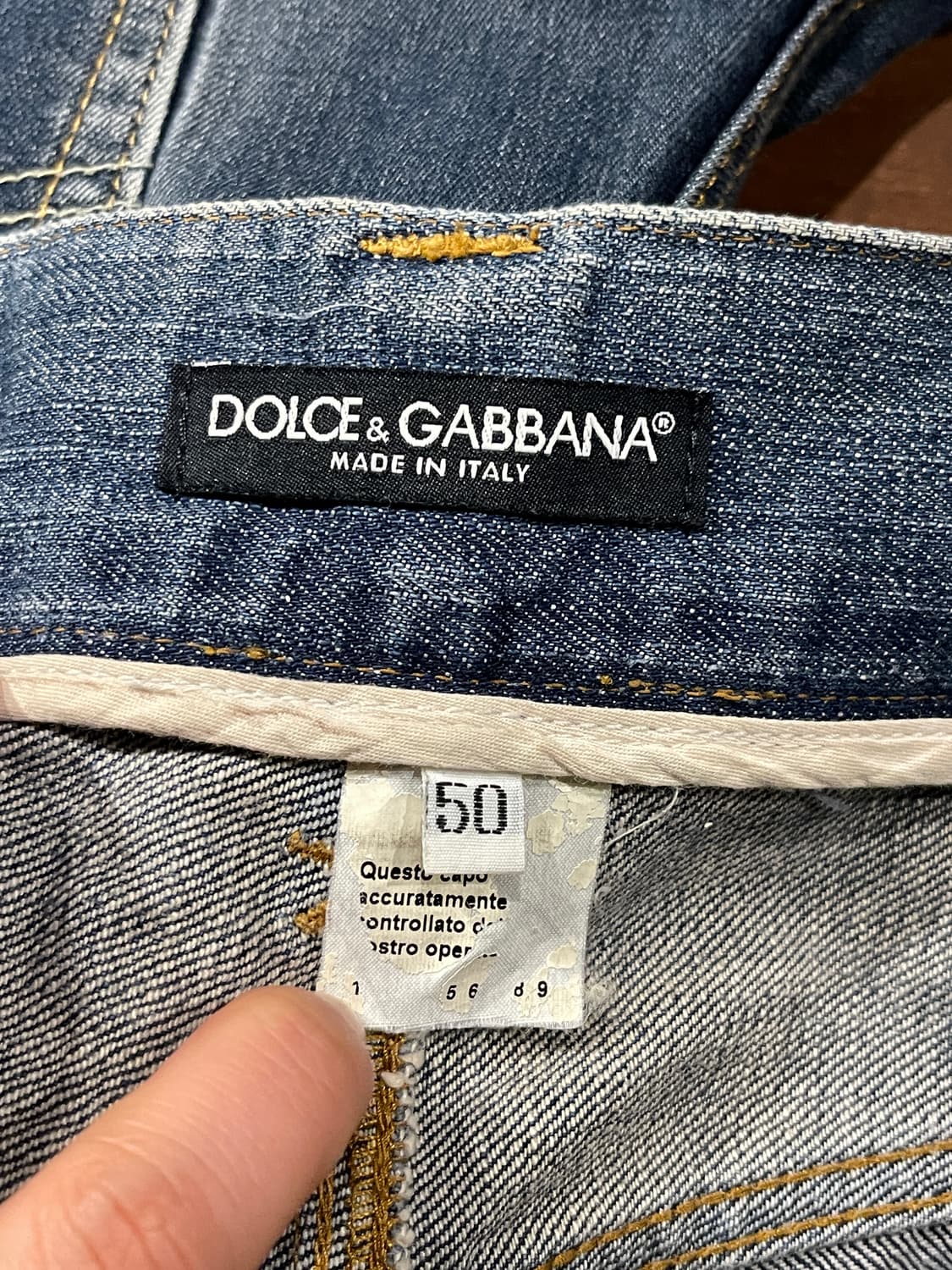 Dolce&Gabbana 2000s Archive Denim italy 상품이미지5