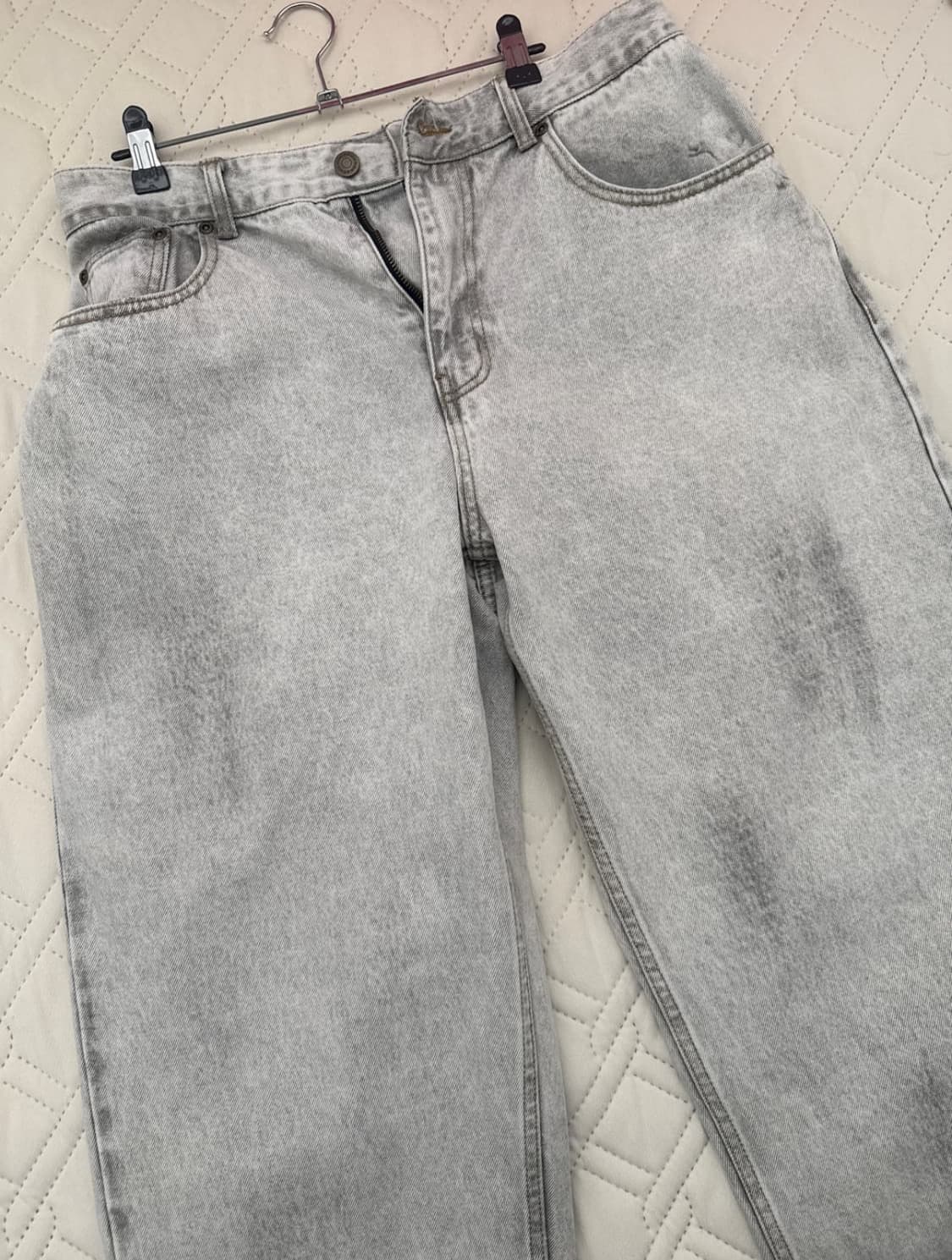 (급처) 위캔더스 페이스 데님 팬츠 그레이 (마지막 할인) 상품이미지3