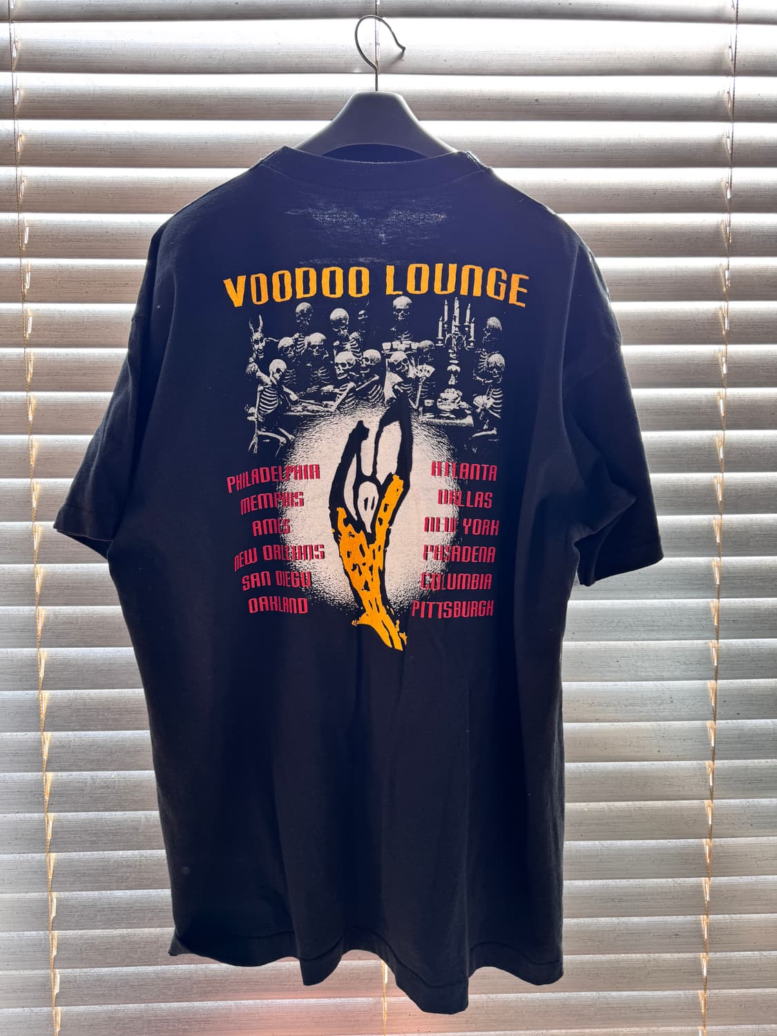 [XL] 롤링스톤즈 94년 VOODOO LOUNGE 투어 부틀렉 티셔츠 상품이미지2