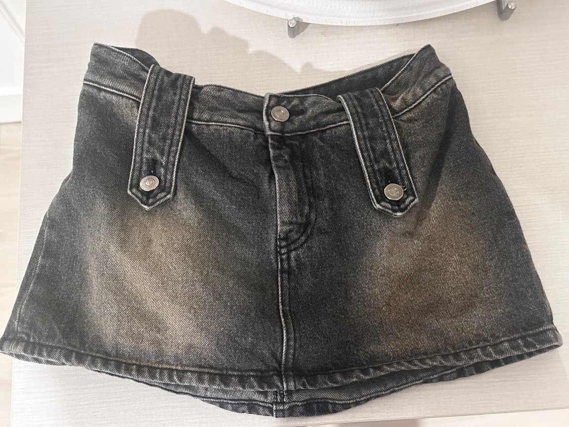 Pain or pleasure- Denim skirt 상품이미지1