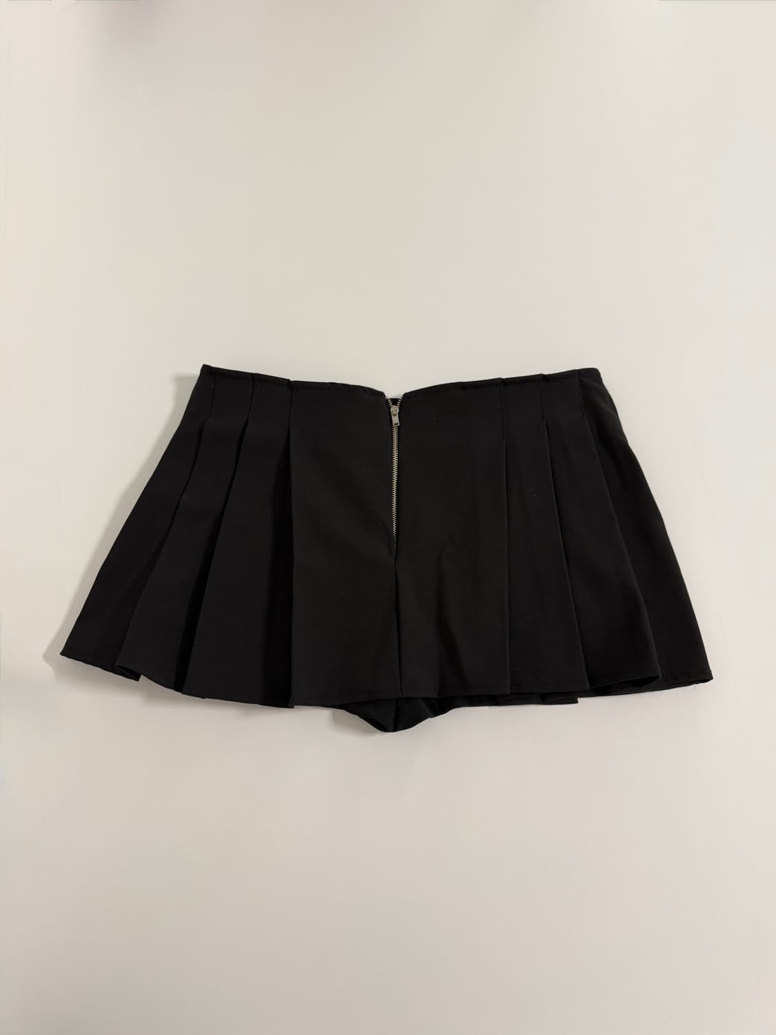 빈티지 플레어 미니 스커트 블랙 파우닝 큐빈 ayadz 상품이미지2