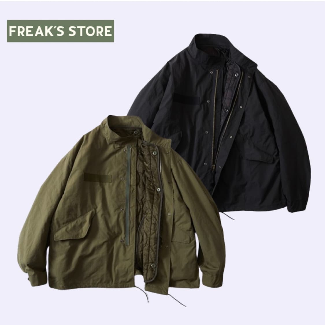 프릭스스토어 M65 숏 올리브 여성F 사이즈 상품이미지1