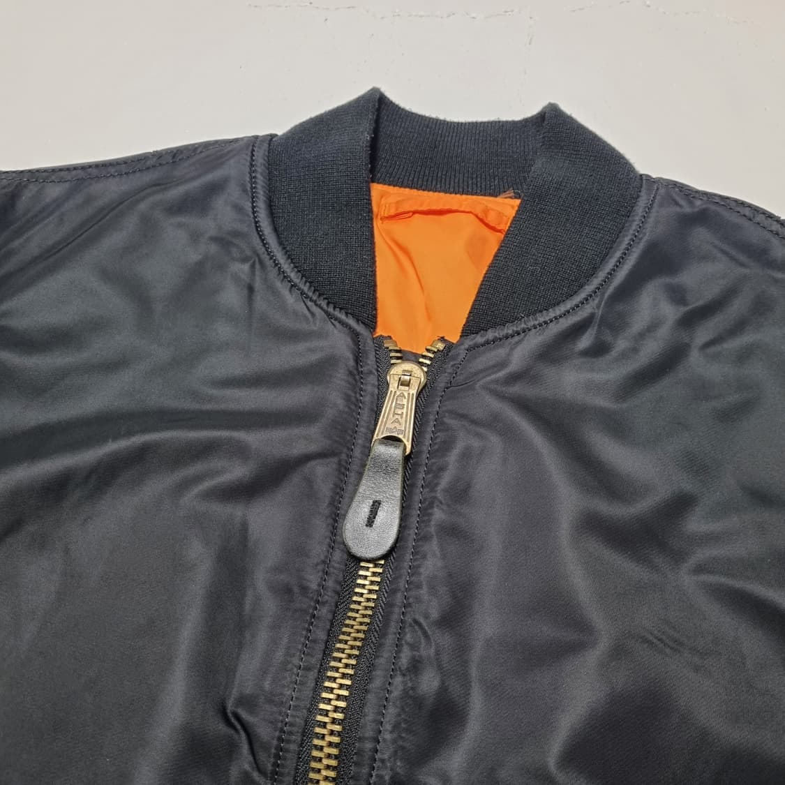 알파인더스트리 MA-1 봄버자켓 블랙 - S 상품이미지3