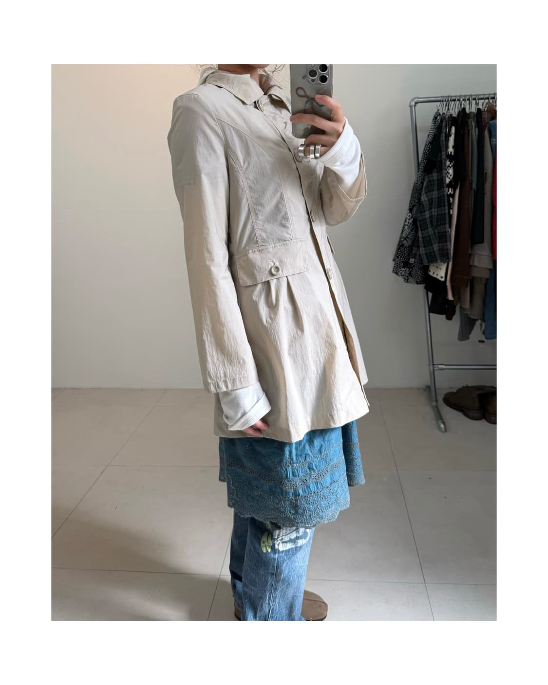 빈티지 셔링 자켓 상품이미지6